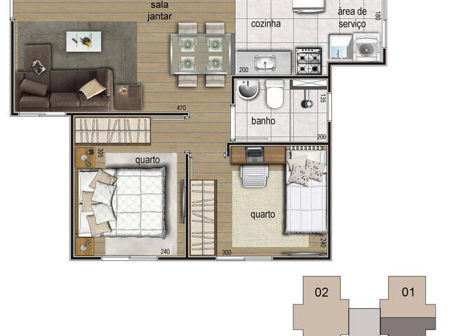 #2680 - Apartamento para Venda em Belo Horizonte - MG